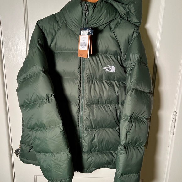 Northface Hydrenalite 600 Pine Needle Green Hooded Puffer Jacket Men’s Large NWT - Picture 2 of 8